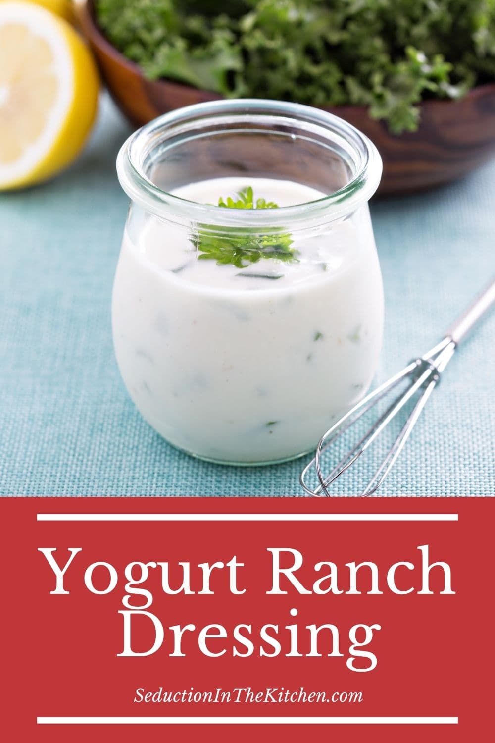 {Homemade & Healthy} Yogurt Ranch Dressing