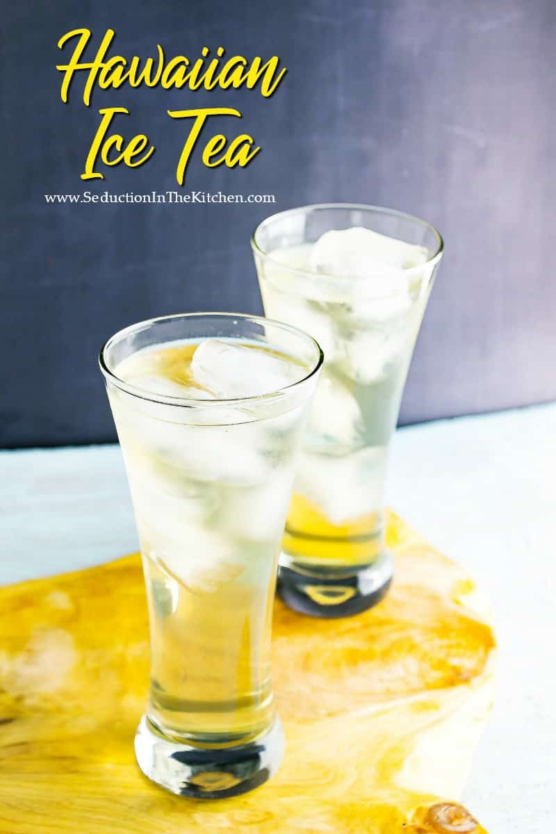  Hawaiian Ice Tea is a pineapple addition to homemade sweet tea. It is so simple to make and you will love the tropical pineapple taste.