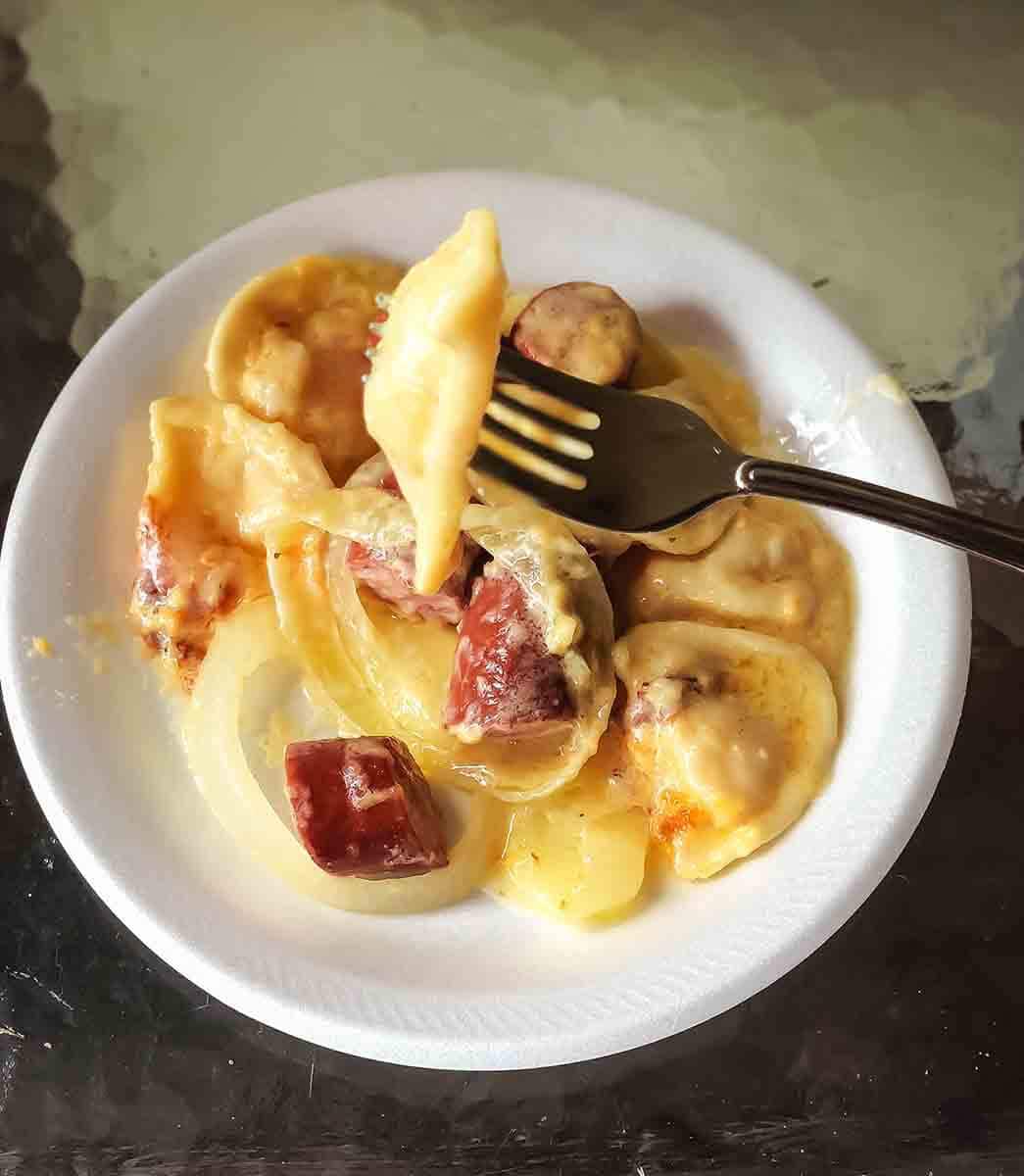 Tailgate-pierogies