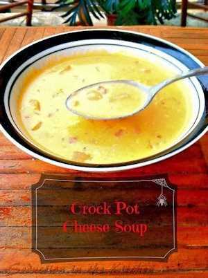 Crock Pot Cheese Soup, a recipe from Seduction in the Kitchen