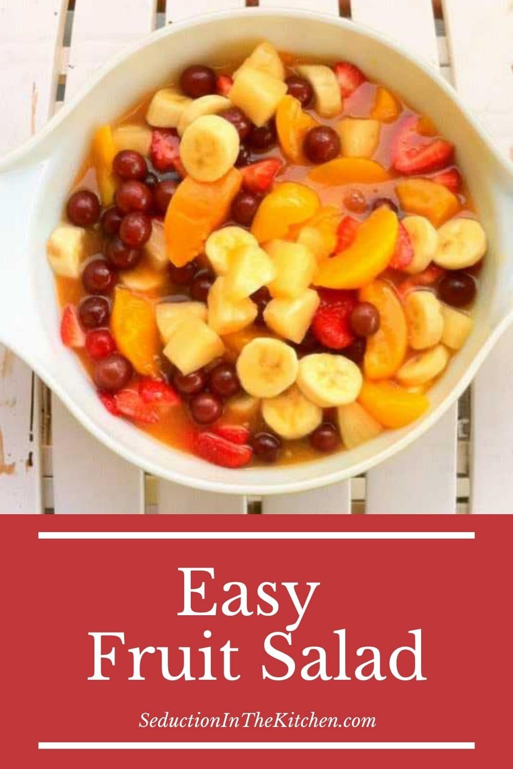 Easy Fruit Salad {With Fruit Salad Dressing}