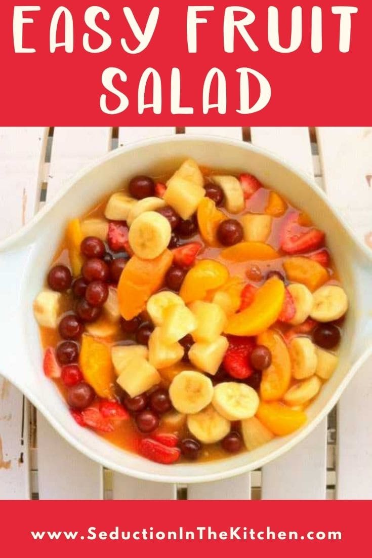 Easy Fruit Salad {With Fruit Salad Dressing}