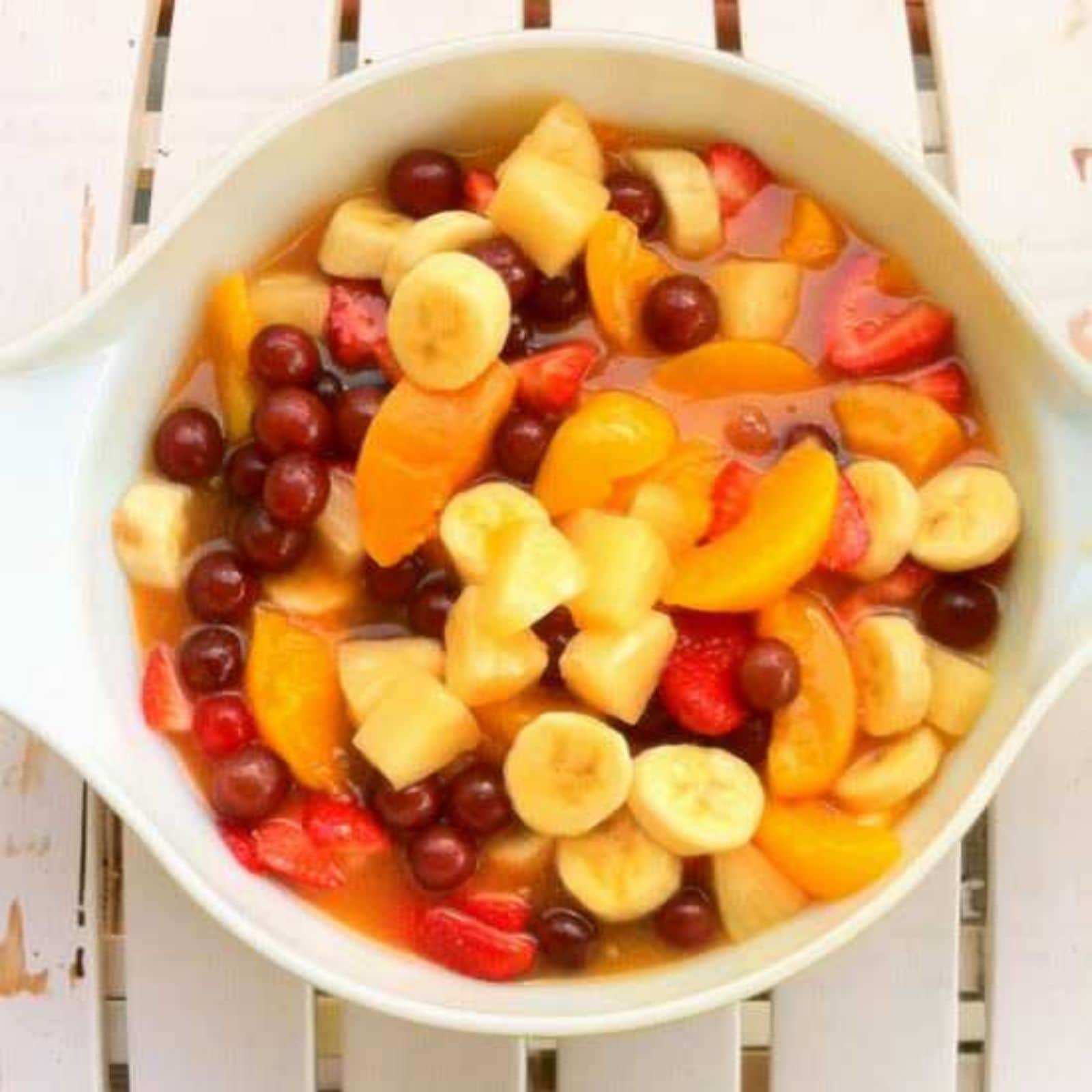 Easy Fruit Salad {With Fruit Salad Dressing}