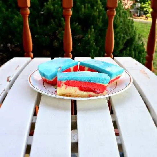 Layered Ice Cream Jello is a simple 3 ingredient way to make a colorful gelatin dessert. The flavor and color combinations is endless with this recipe. Making it the perfect dessert for any occasion.