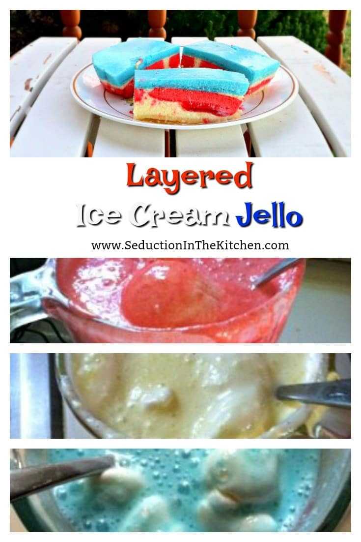 Layered Ice Cream Jello