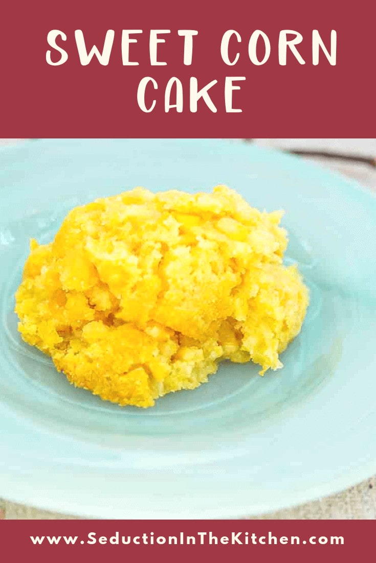 Sweet Corn Cake title graphic