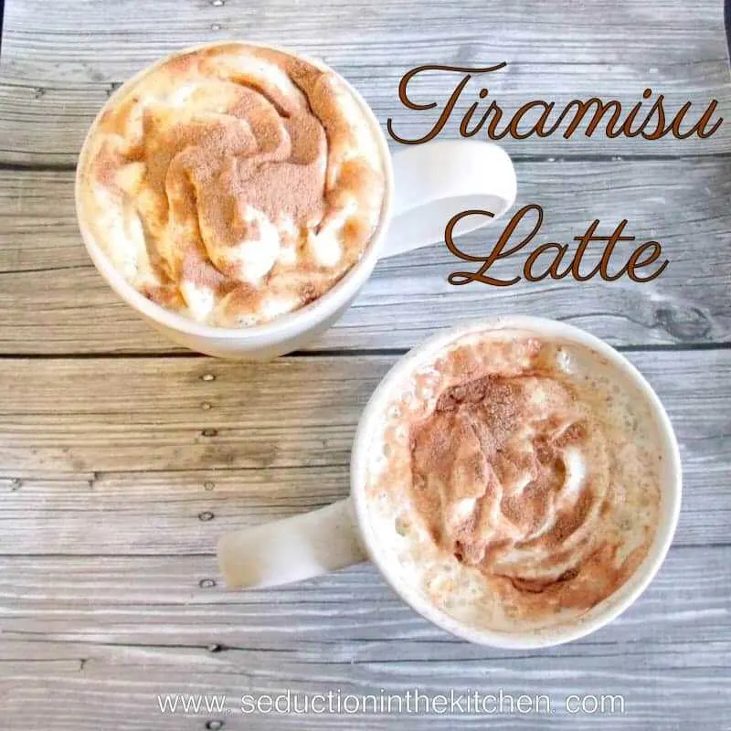 Tiramisu Latte Seduction in the Kitchen title