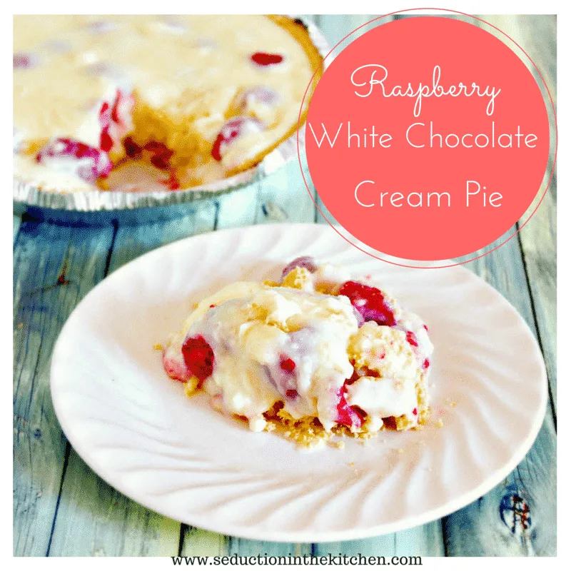 Raspberry White Chocolate Cream Pie From Seduction in the Kitchen