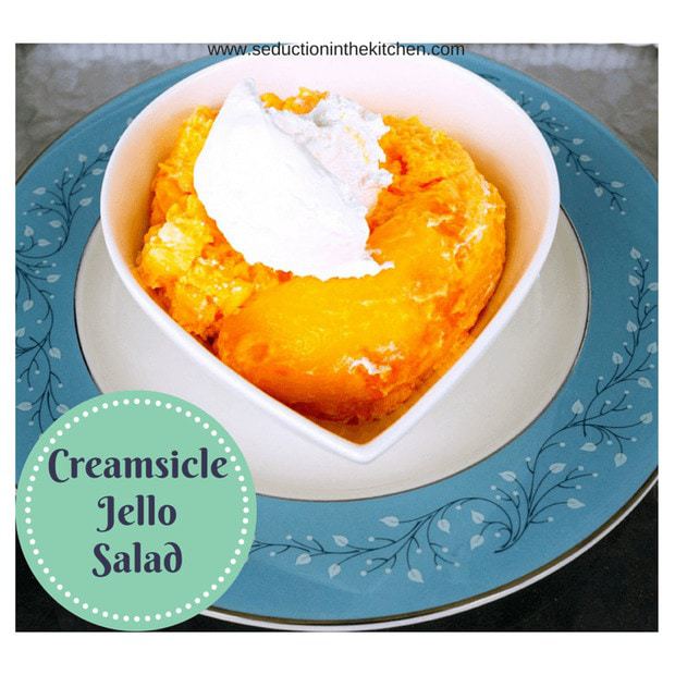 Creamsicle Jello Salad is a wonderful, cool dessert to have in the Summertime