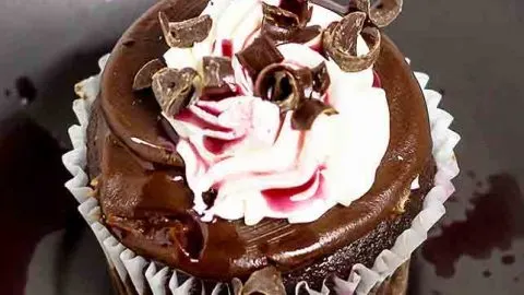 Red Wine Cupcake