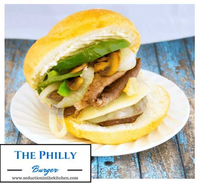 The Philly Burger from Seduction in the Kitchen