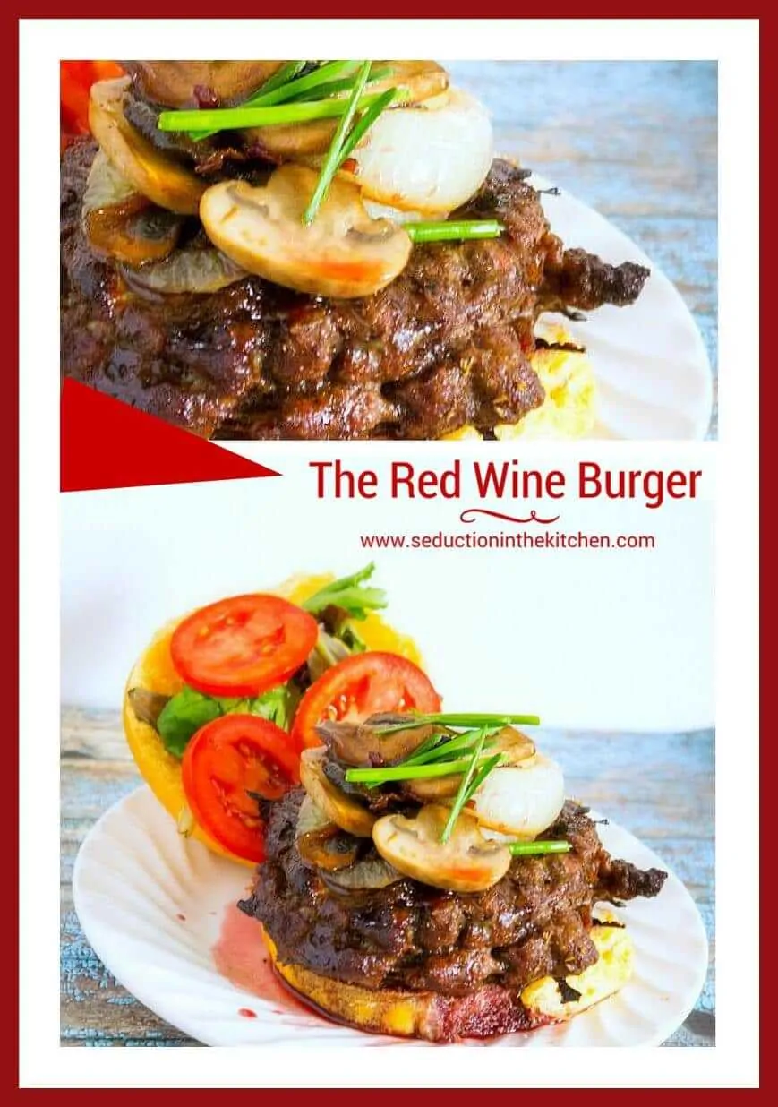 The Red Wine Burger long pin