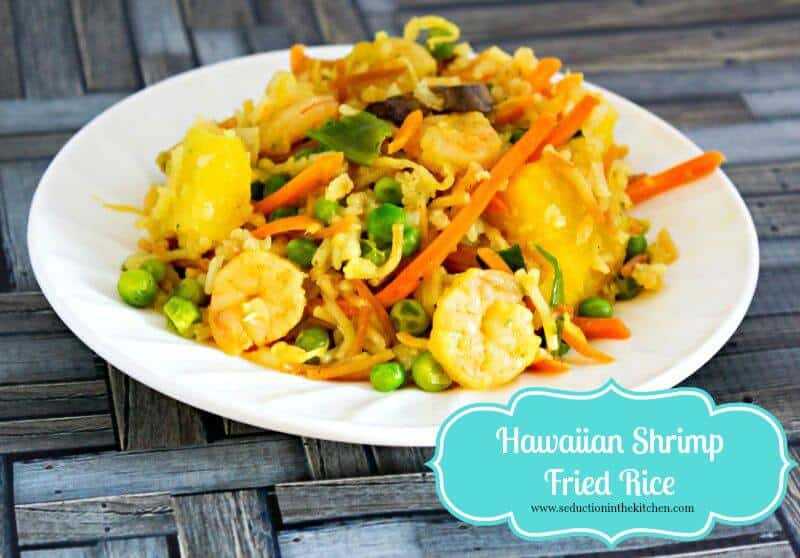 Hawaiian Shrimp Fried Rice is Hawaiian inspired fried rice that is made with pineapple. This recipe will is easy to make and you want to have it as a meal.