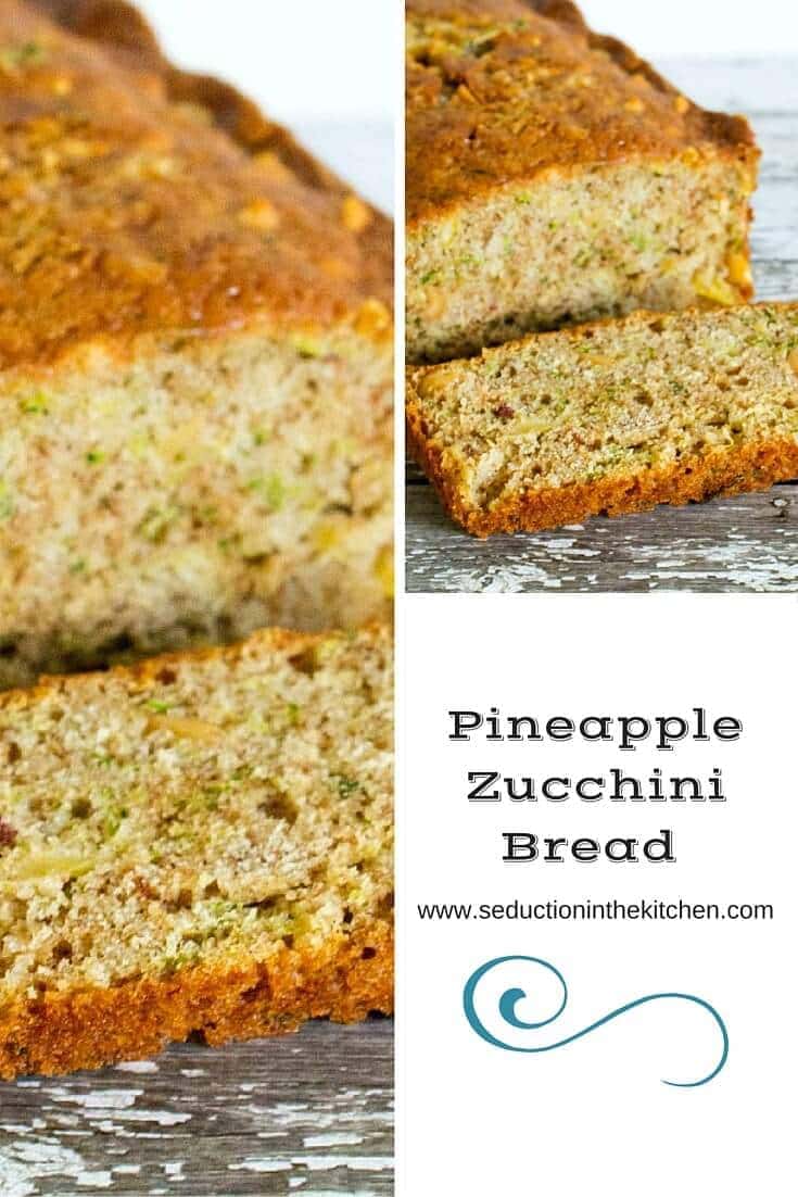 Pineapple Zucchini Bread is a sweet, tropical twist onto the traditional zucchini bread. This easy quick bread will be your new favorite treat with coffee!