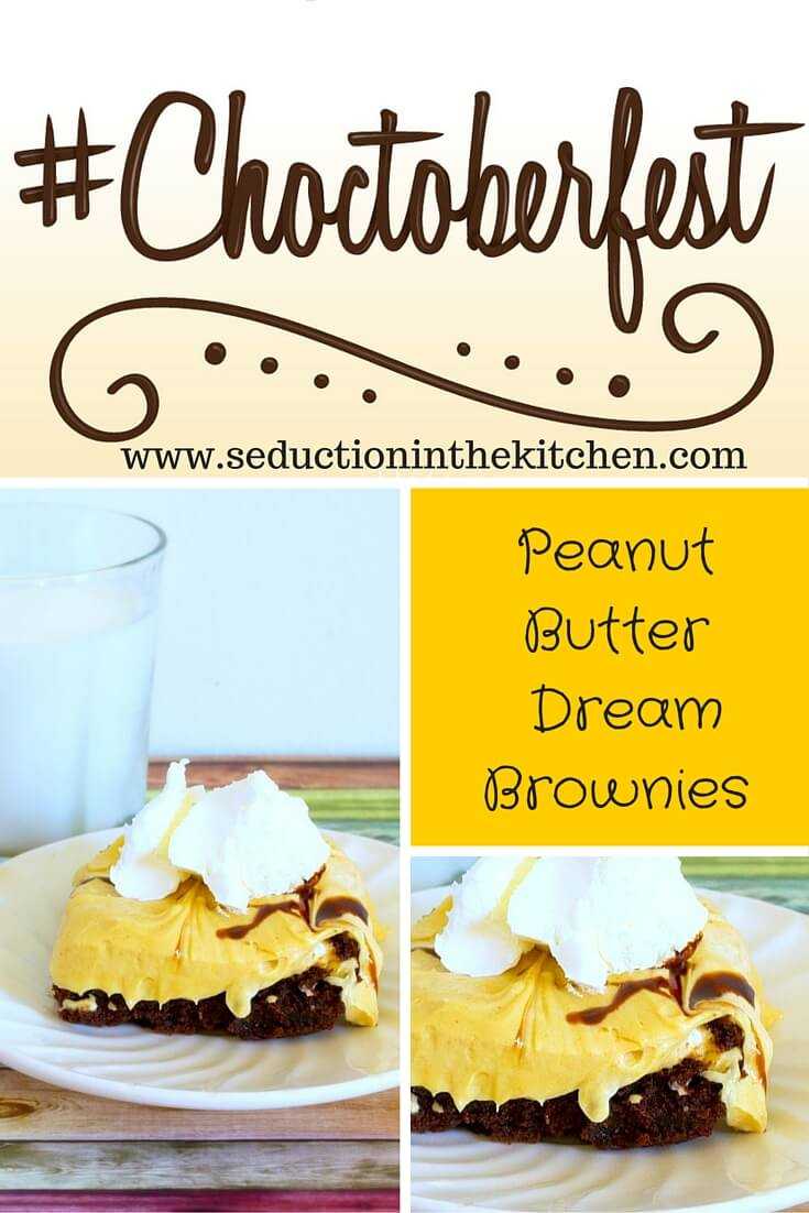 Peanut Butter Dream Brownies Choctoberfest