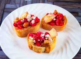 Pomegranate Bruschetta 