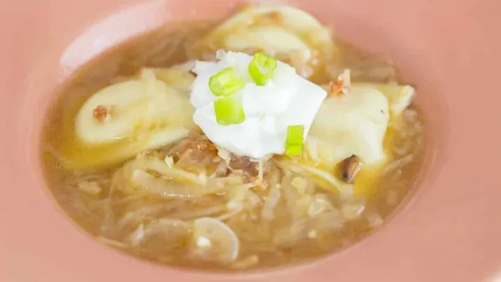 Pierogie Soup {Polish Soup Recipe With Pierogies} PierogieSoup