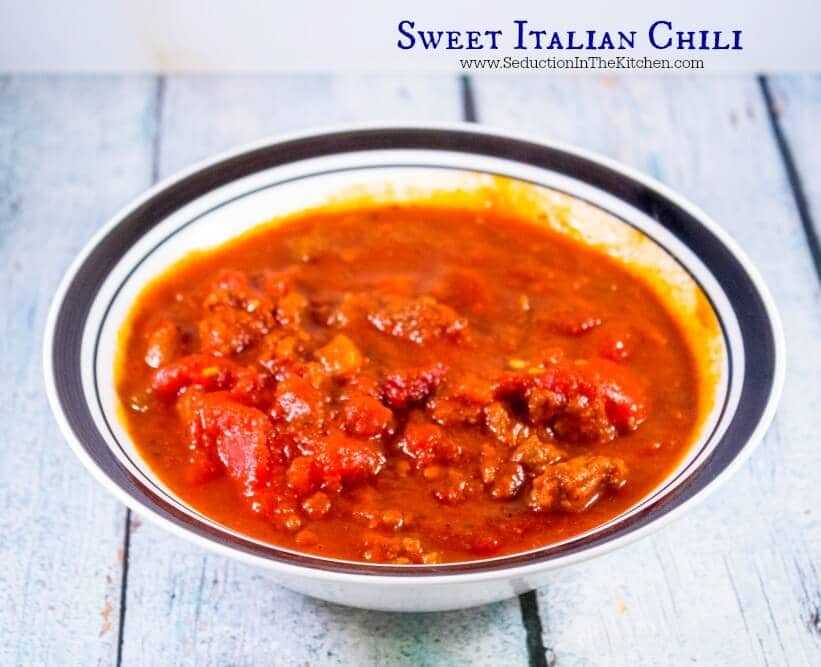 Sweet Italian Chili title