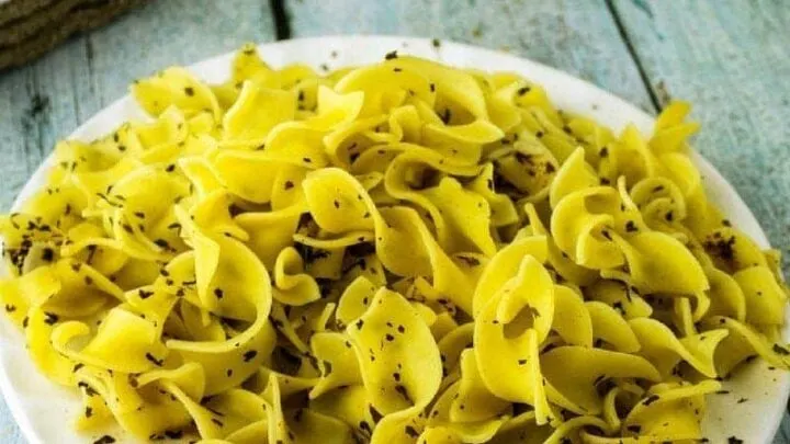 Hot German Noodle Salad {Pennsylvania Dutch Salad Recipe} Hot German Noodle Salad fb