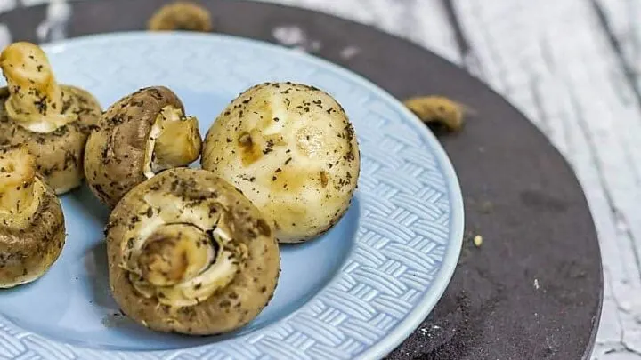 Marinated Garlic Mushrooms {Addicting Syrian Recipe} MarinatedGarlicMushroomsSeductionInTheKitchen