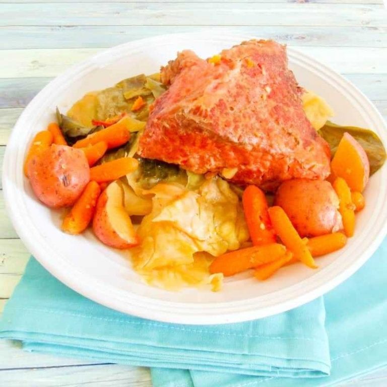 Effortless Crock Pot Apple Cider Corned Beef And Cabbage