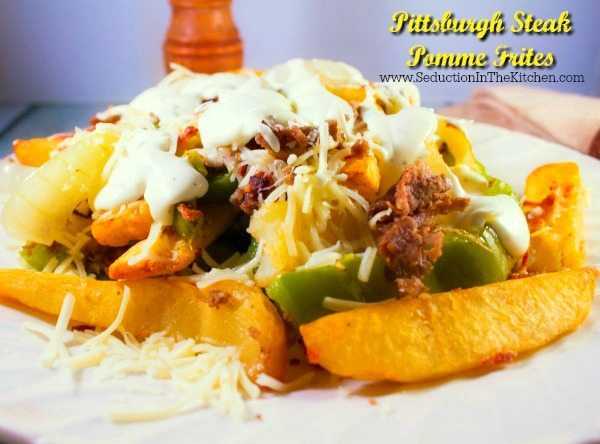 Pittsburgh Steak Pomme Frites is inspired by the legendary Pittsburgh Steak Salad, Pomme Frites will have you wanting to eat fries the Pittsburgh way! 