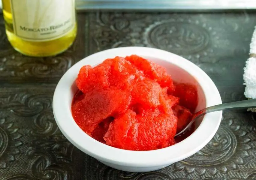 Strawberry Moscato Sorbet