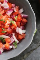 Salsa Chunks Simple Chunky Salsa Recipe {Pico De Gallo Salsa}