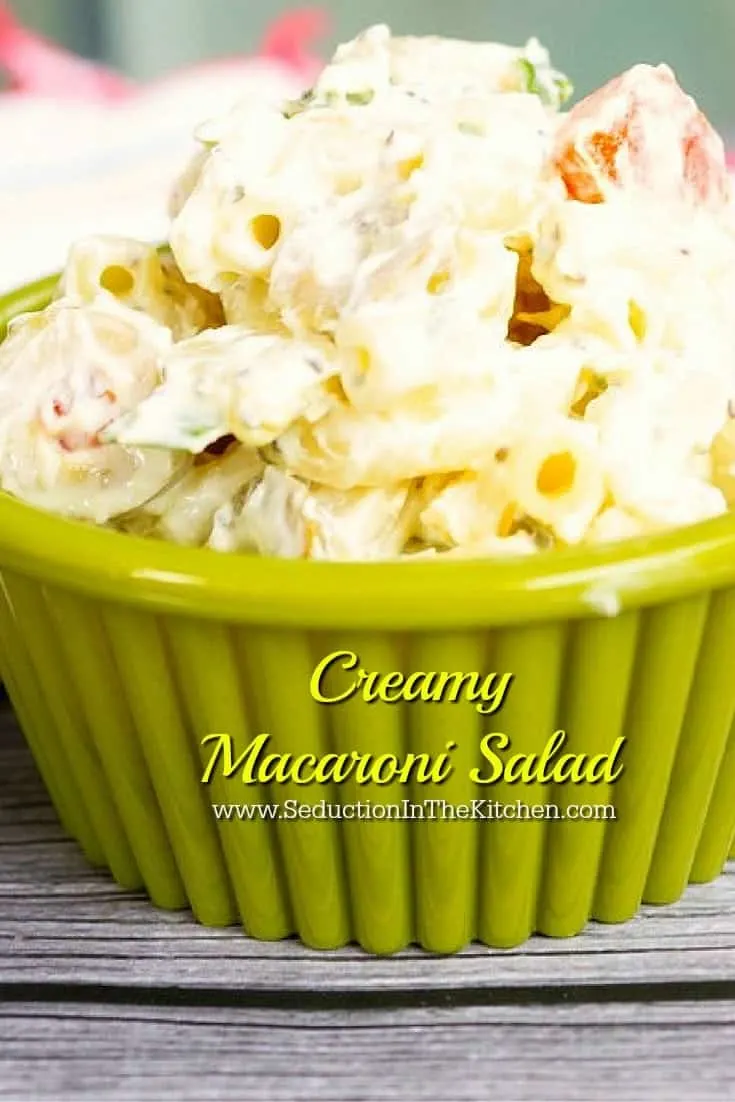 Creamy Macaroni Salad long pin