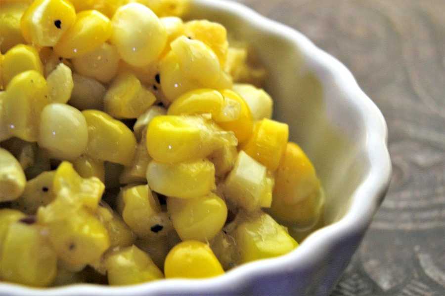 Summer Fresh Skillet Corn from Seduction in the Kitchen