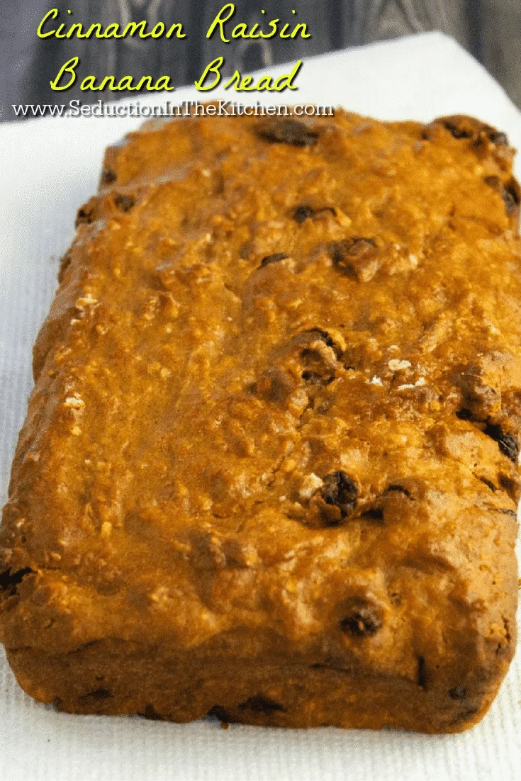 Cinnamon Raisin Banana Bread is a combination of cinnamon raisin bread and banana bread all in one loaf.  