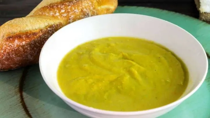 Almost Famous Slow Cooker Split Pea Soup {Vegetarian Style} Slow Cooker Split Pea Soup