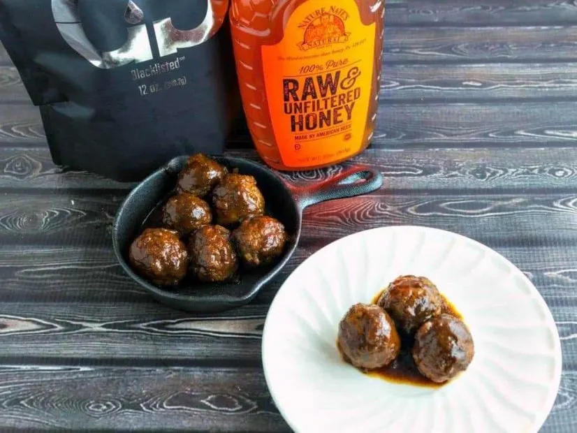 Chocolate Coffee BBQ Meatballs