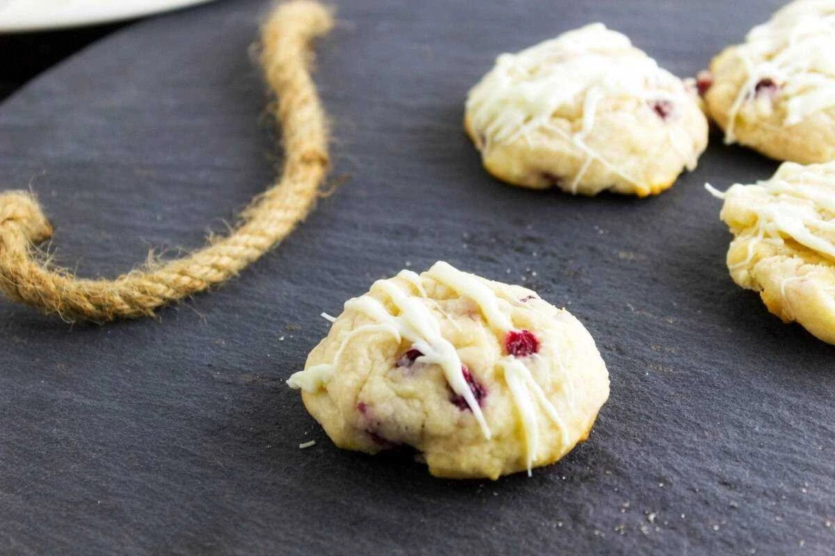 Lemon Pomegranate Cookies