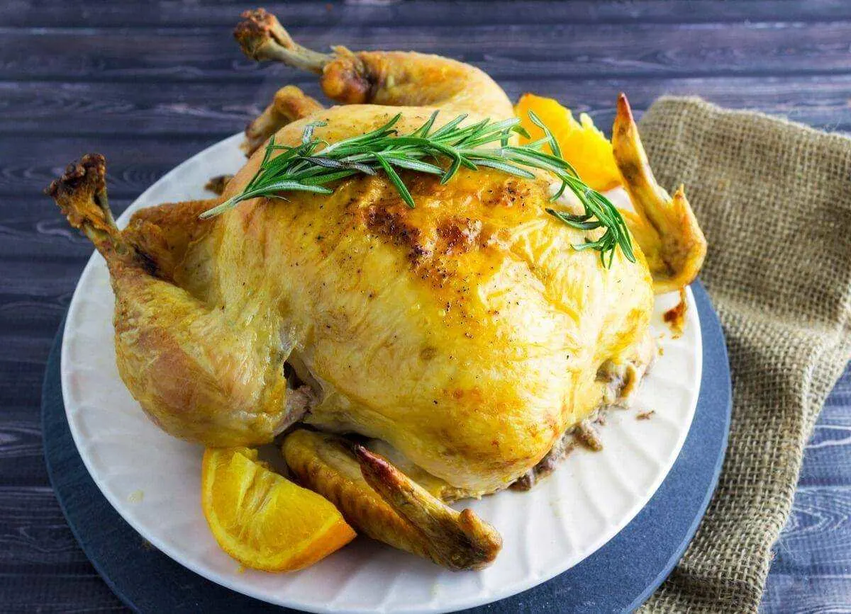 Rosemary Citrus Roast Chicken is bursting with the flavors of lemon, orange, and rosemary. Then slow roasted to become a nice juicy chicken you will love to serve up for your family. A recipe from Seduction in the Kitchen.