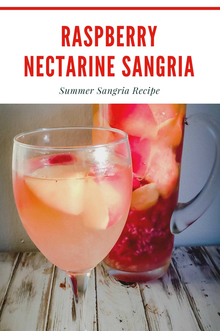 Raspberry Nectarine Sangria pin