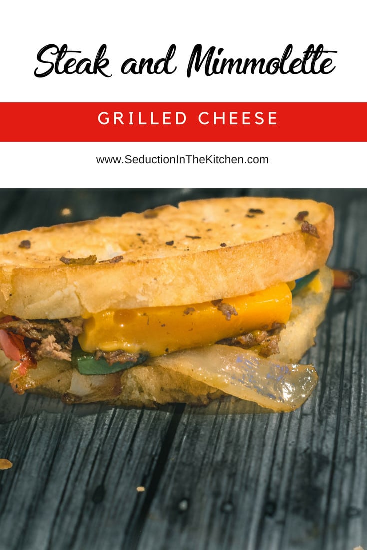Steak and Mimmolette Grilled Cheese pin