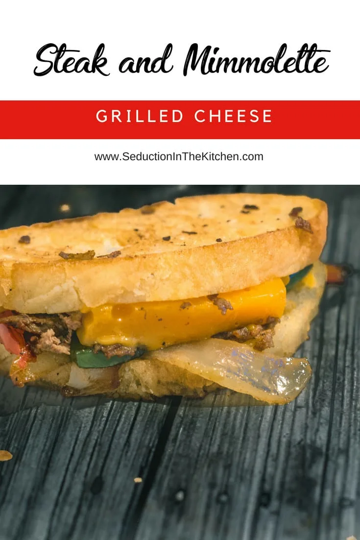 Steak and Mimmolette Grilled Cheese pin