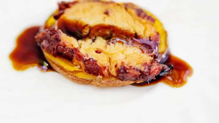 Sweet Potato Stacks {With Cranberry Goat Cheese and Fig Balsamic} Sweet Potato Stacks