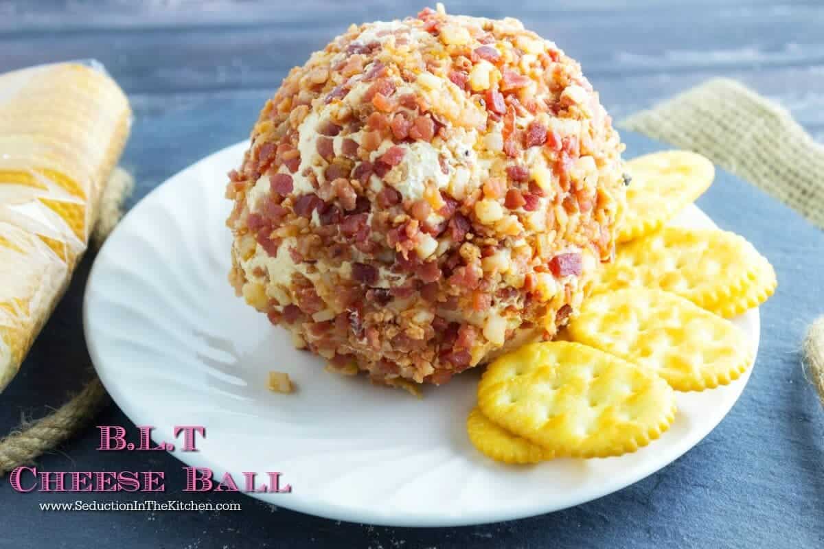 BLT Cheeseball from Seduction in the Kitchen