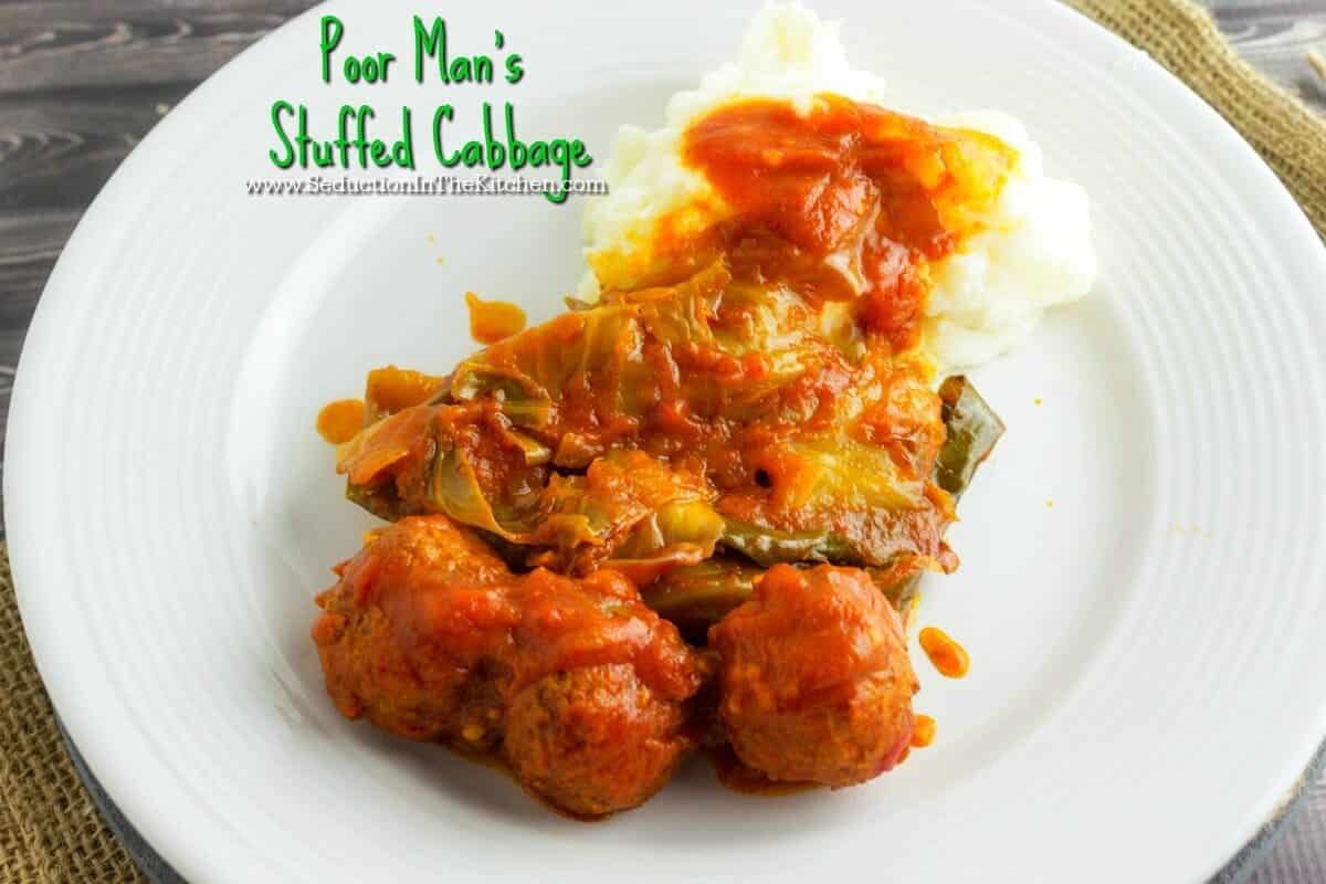 Poor Man's Stuffed Cabbage from Seduction in the Kitchen