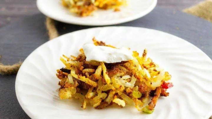 Smoked Gouda and Bacon Potato Pancakes {Easy Potato Pancakes} Smoked Gouda and Bacon Potato Pancakes