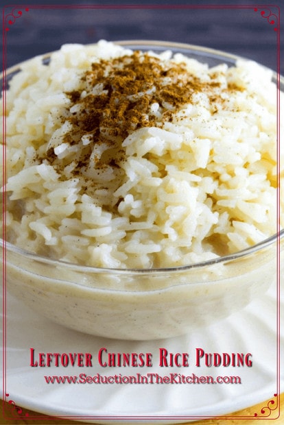 Leftover Chinese Rice Pudding long pin