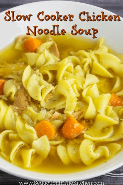 Slow Cooker Chicken Noodle Soup