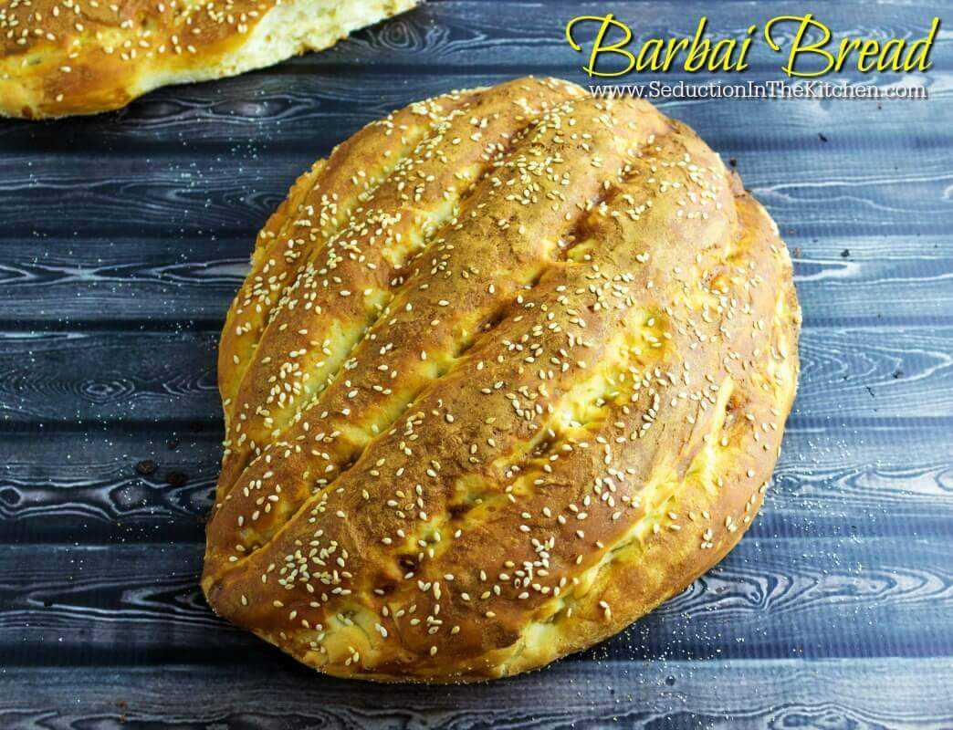 Barbari Bread is a Persian bread that is super easy to make and is wonderful to eat with a big bowl of soup! in the Kitchen