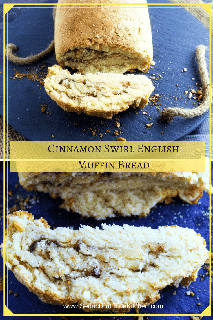 Cinnamon Swirl English Muffin Bread from Seduction in the Kitchen photo