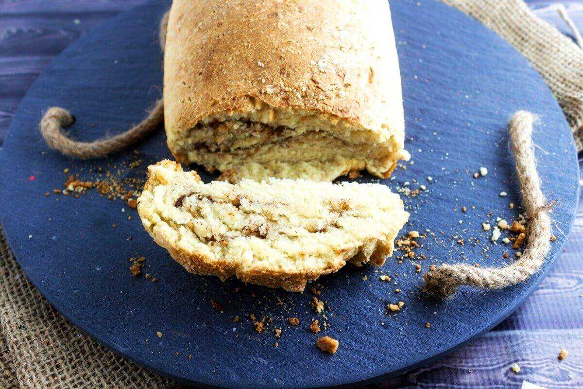 Cinnamon Swirl English Muffin Bread from Seduction in the Kitchen pic