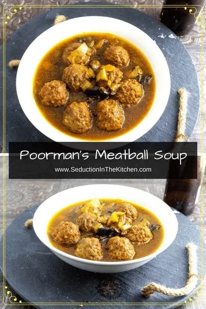Poorman's Meatball Soup pic