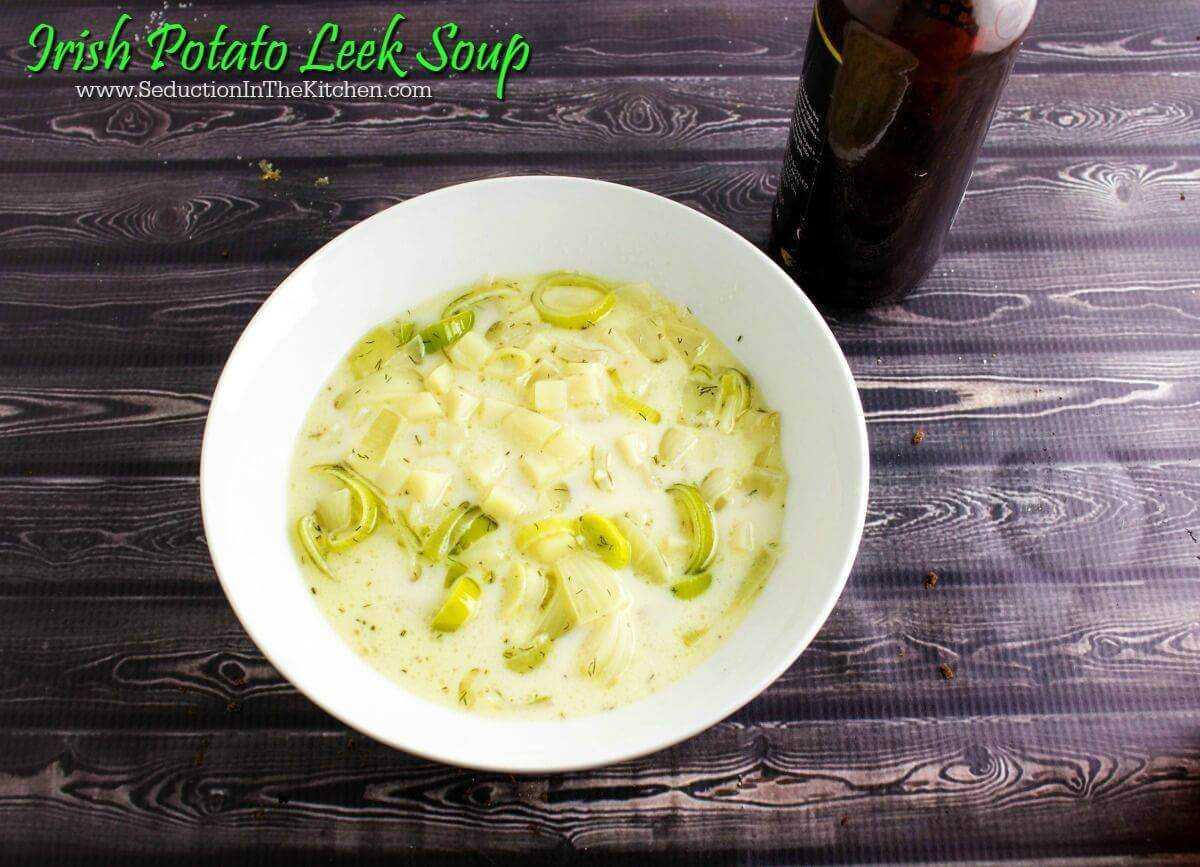 Potato Leek Soup from Seduction in the Kitchen