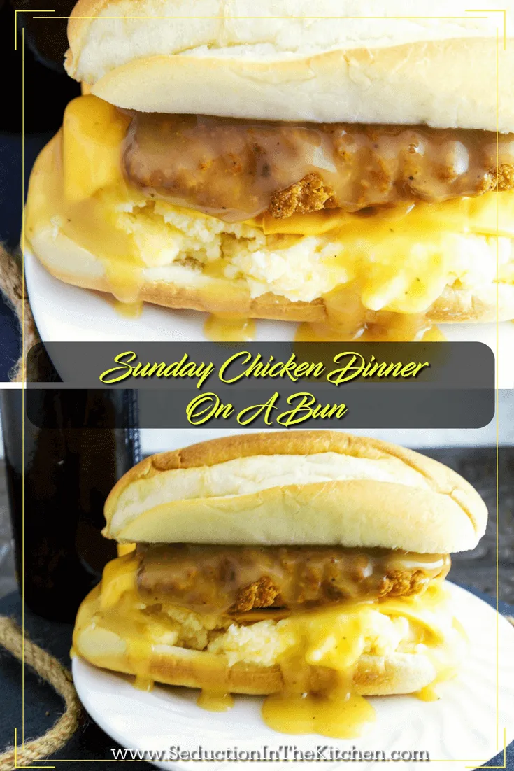 Sunday Chicken Dinner On A Bun from Seduction in the Kitchen photo